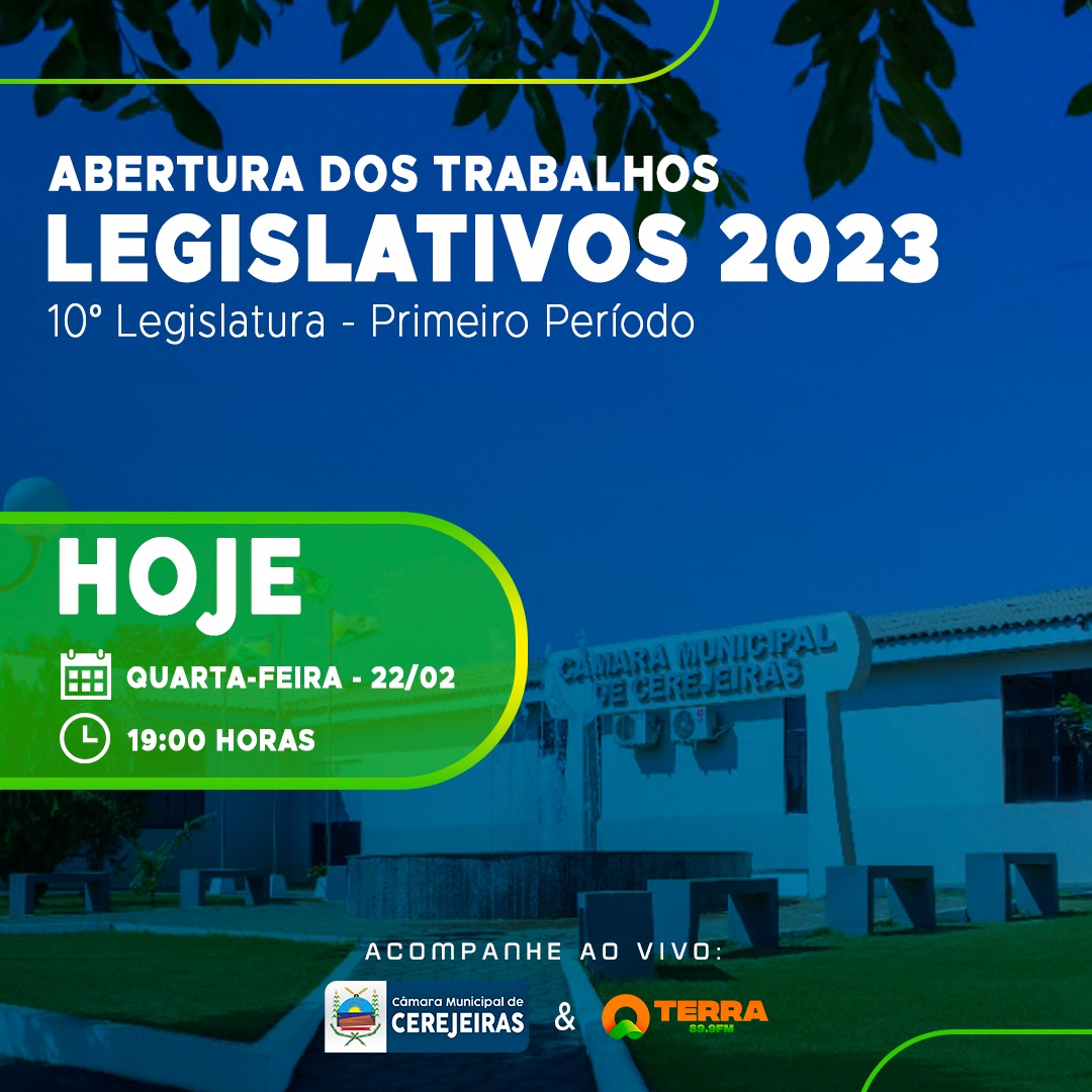 Abertura dos Trabalhos Legislativos de 2023 