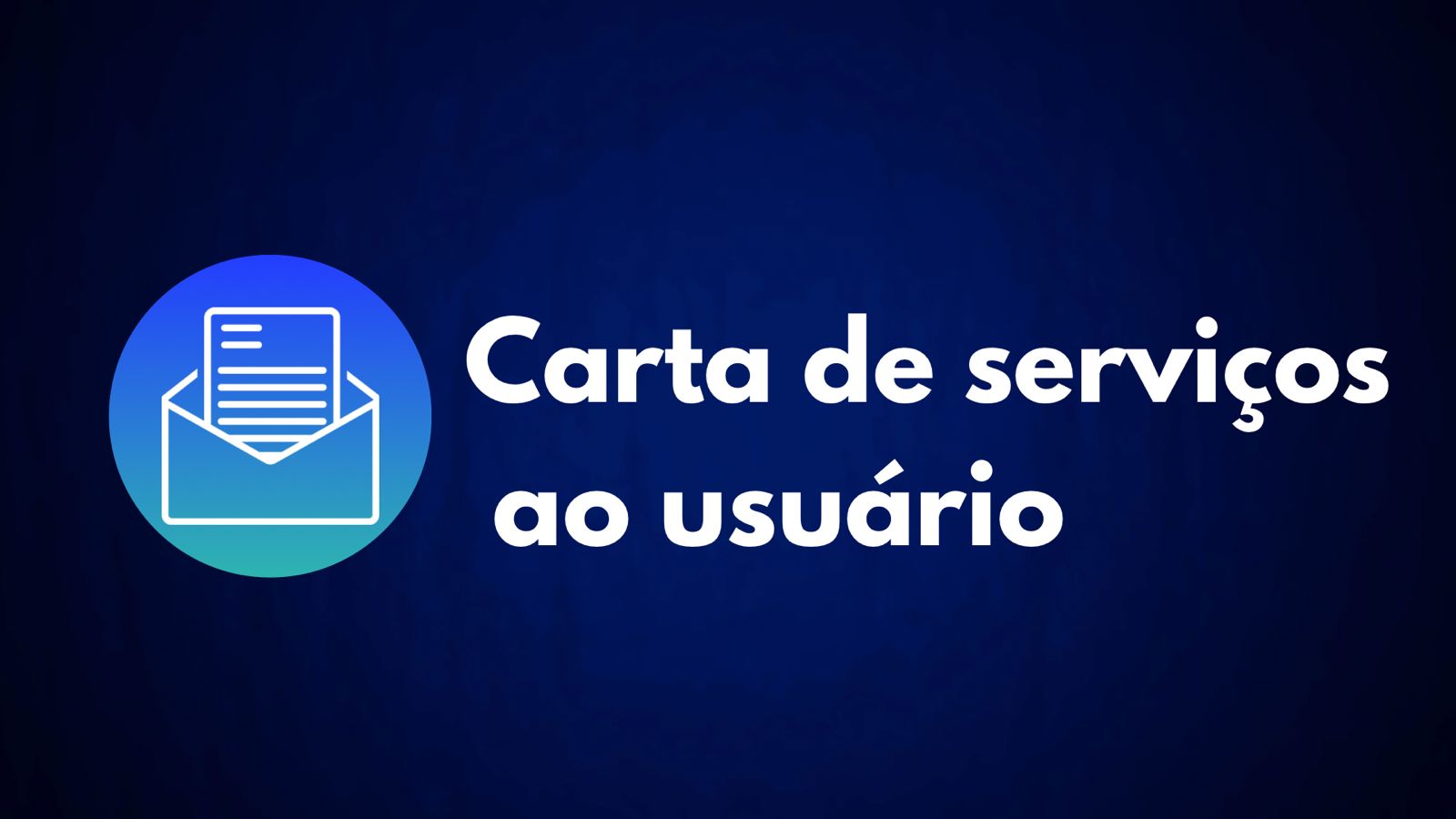 Carta de Serviço ao Usuário