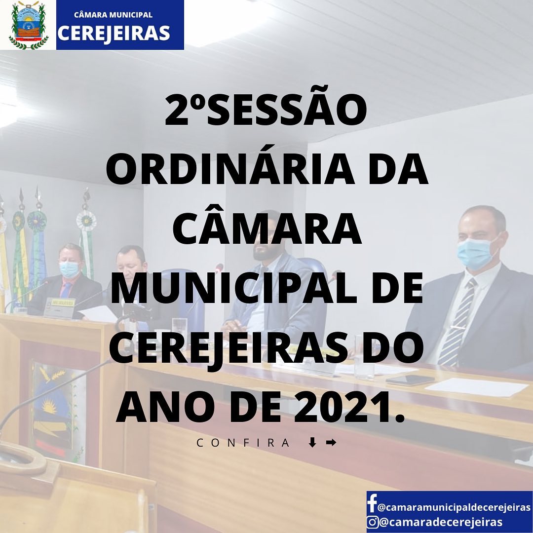 2° Sessão Ordinária 2021