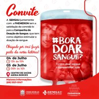 Compartilhe vida — doe sangue