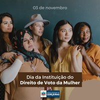 Dia da instituição do direito e voto da mulher 