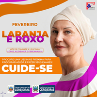 Fevereiro Laranja e Roxo