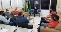 Parlamentares estiveram em Reunião com Prefeito em Exercicío José Carlos Valandorff.